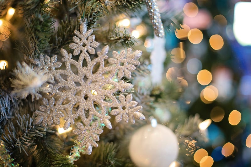 Repurposed Christmas ornaments