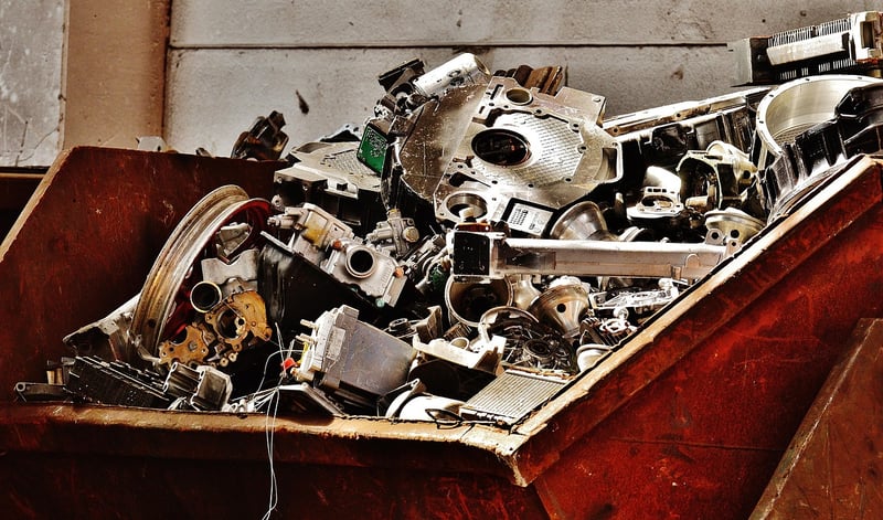 Metal Scrap Assemblage